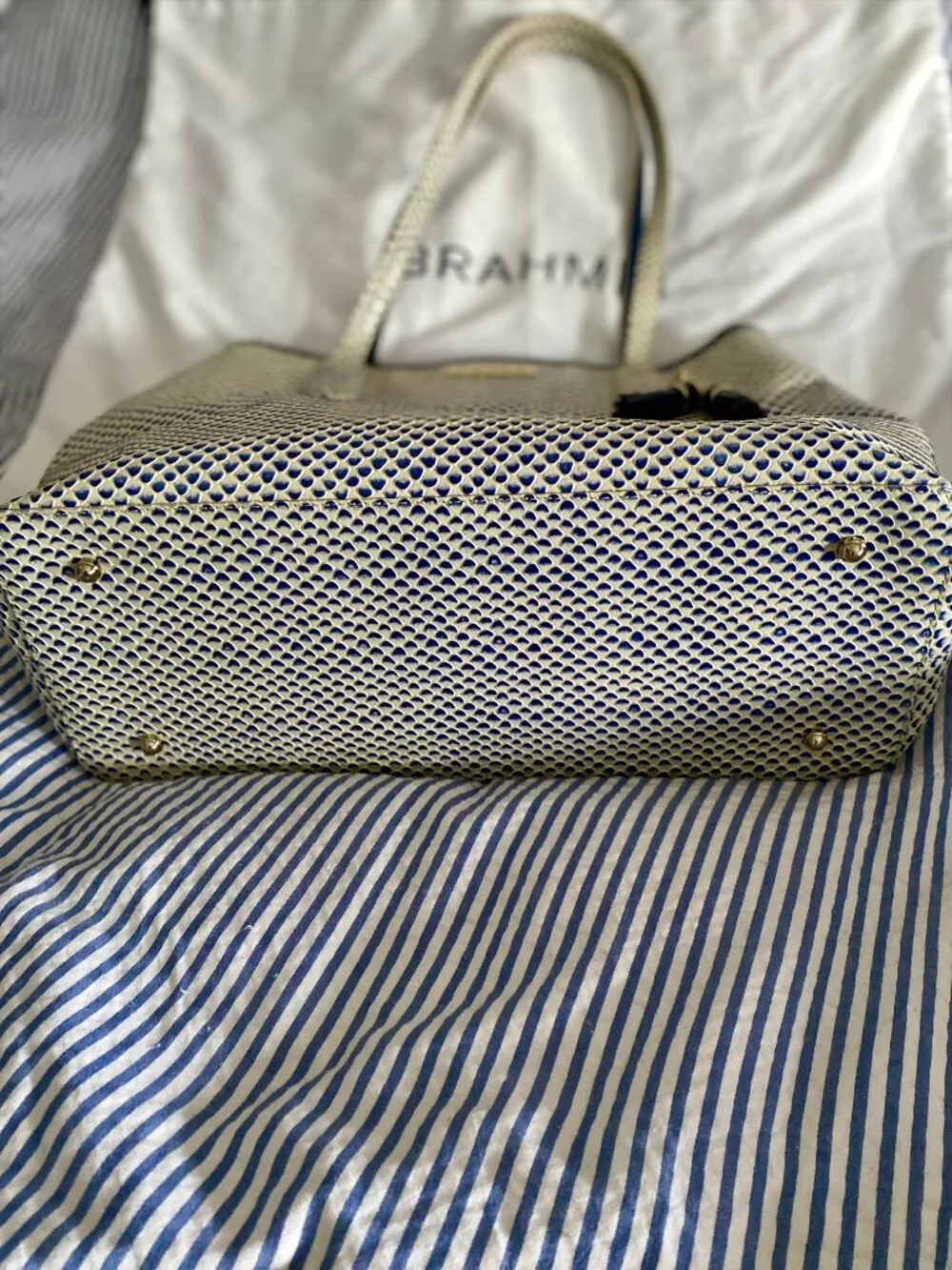 Brahmin Anytime expanded leather tote
